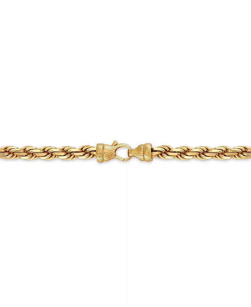2-Pc. Set 22" Rope Link Chain Necklace & Matching Bracelet, Created for Macy'S