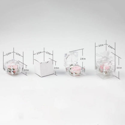 Valentines Day Gifts Preserved Pink Rose Gifts for Mom Wife Girlfriend Her on Anniversary Valentines Day Mothers Day Birthday Gifts