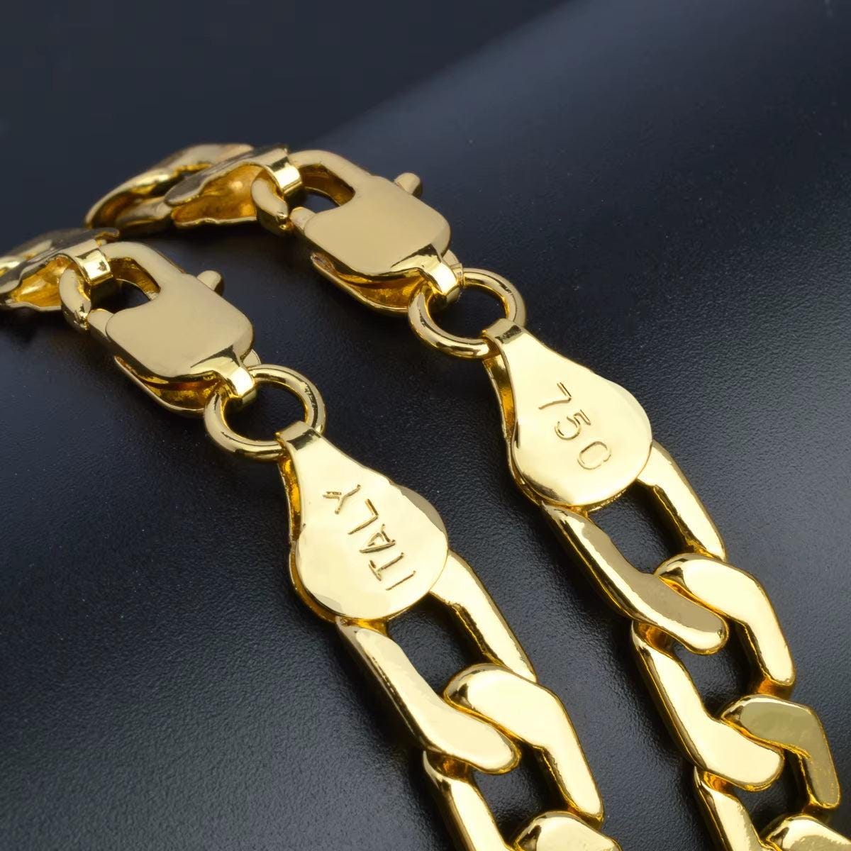 Sunny Jewelry Women Men&#39;S Necklace Gold Plated Fashion Basic Punk Cuban Link Chain Long Necklace Neck Jewellery Accessories Gift