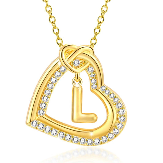 14K Rose Gold Love Heart Initial Necklaces for Women CZ Hypoallergenic Heart Pendant Necklace for Girlfriend Mom Wife Daughter Bubble Letter X Necklace Jewelry Birthday Valentine&#39;S Day Gifts